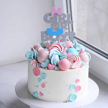Торт "Girl or Boy" купить - ухта.сладкоежкин.рф